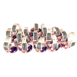 Lip Guard Team Designs with Permanent Strap 15 Lip Guards - Damage Control Mouthguards