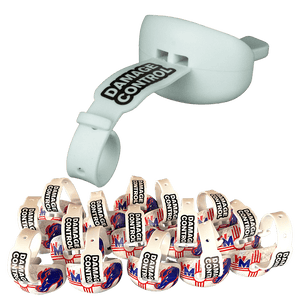 Lip Guard Team Designs with Permanent Strap 15 Lip Guards - Damage Control Mouthguards