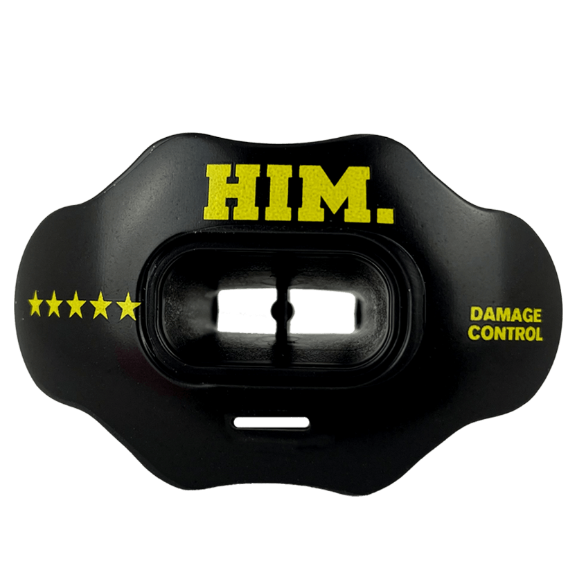 DAMAGE CONTROL Pacifier Mouthpiece, Mouth Piece for Sports, Football  Mouthpiece with Helmet Strap, Protects Interior and Exterior of Mouth,  Allows